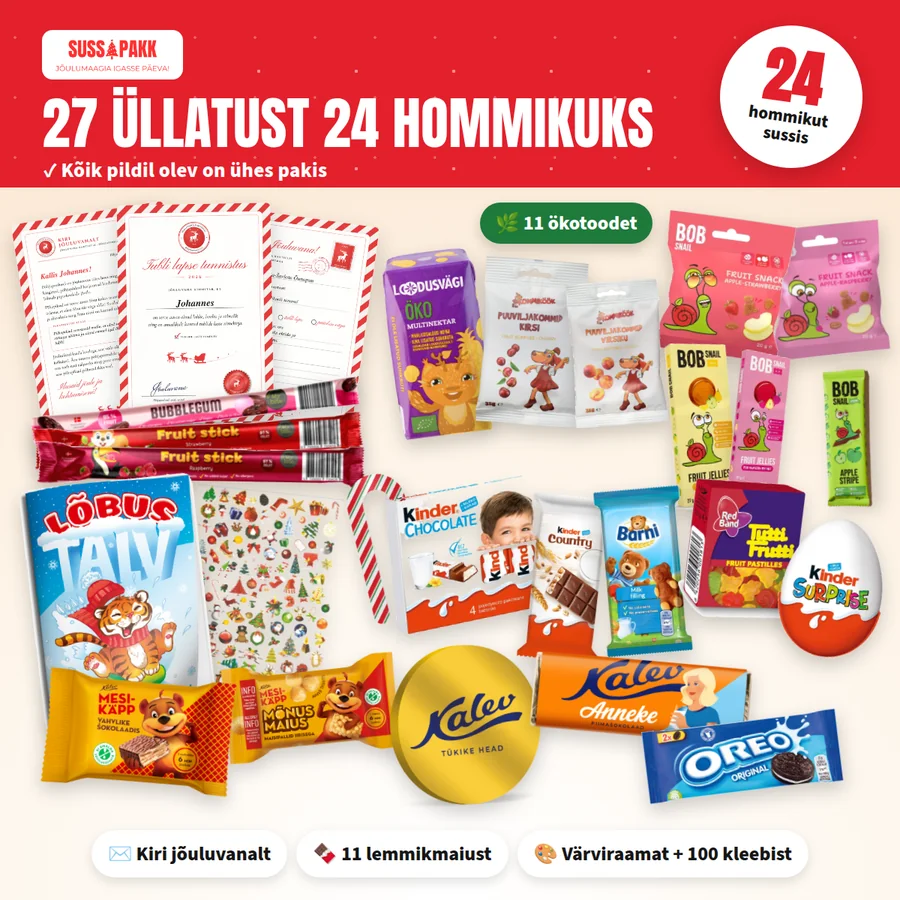 27 üllatust 24 hommikuks - sussipaki sisu