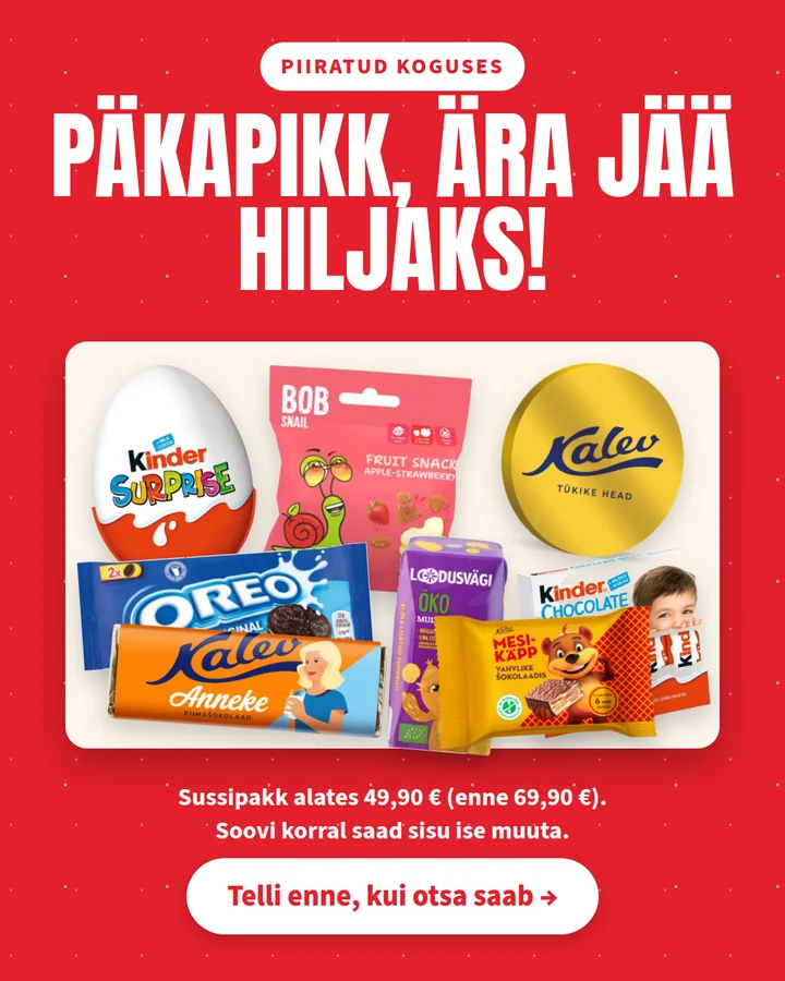 Piiratud koguses - päkapikk, ära jää hiljaks